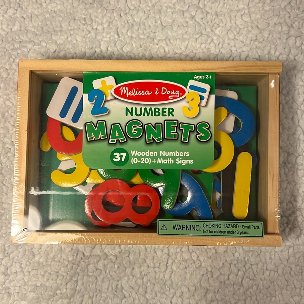 Melissa & Doug Magnetic Wooden Numbers